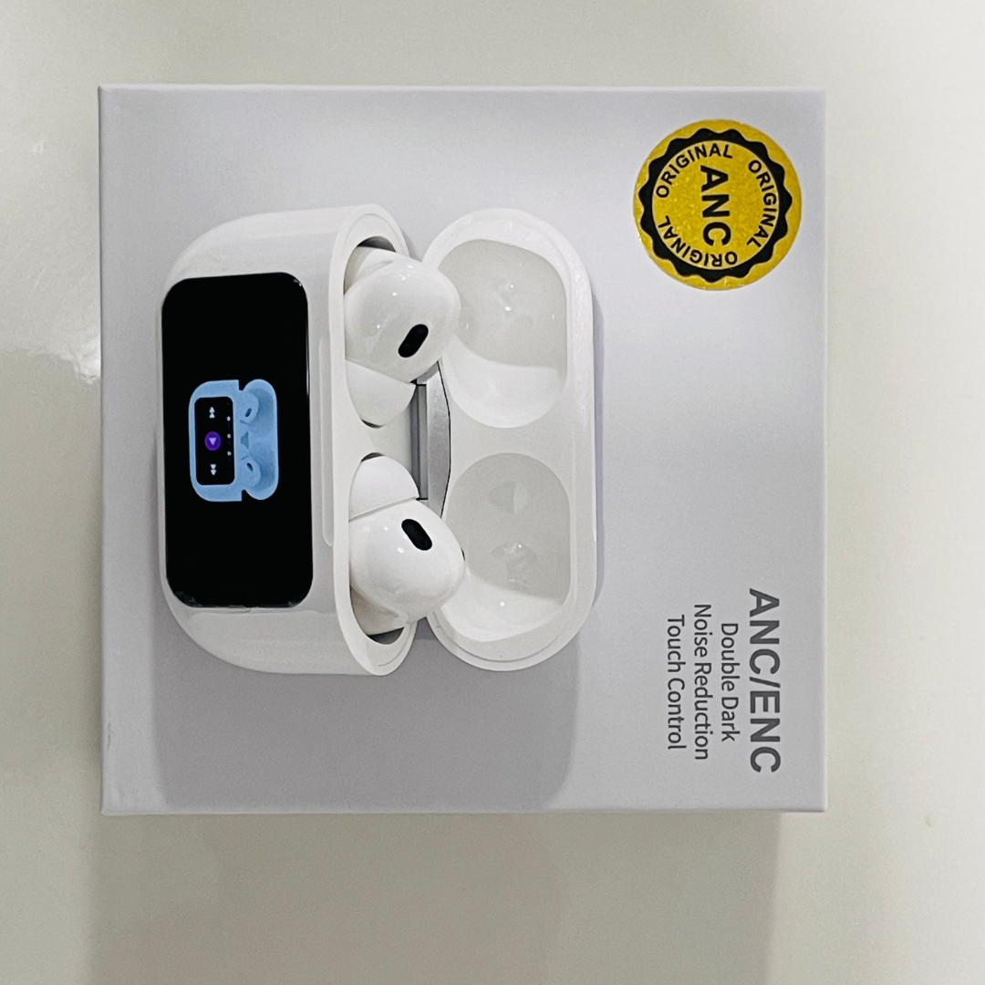 AIRPODS A9 PRO Touch Screen ANC/ENC Noise Reduction