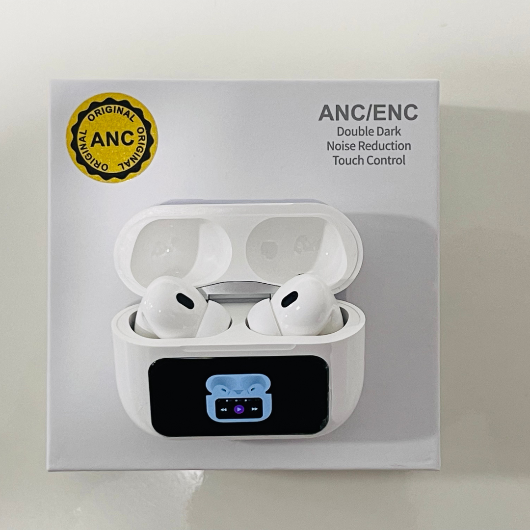 AIRPODS A9 PRO Touch Screen ANC/ENC Noise Reduction