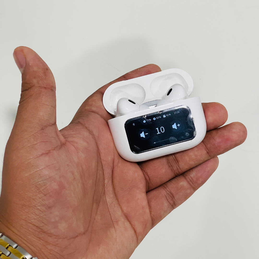 AIRPODS A9 PRO Touch Screen ANC/ENC Noise Reduction