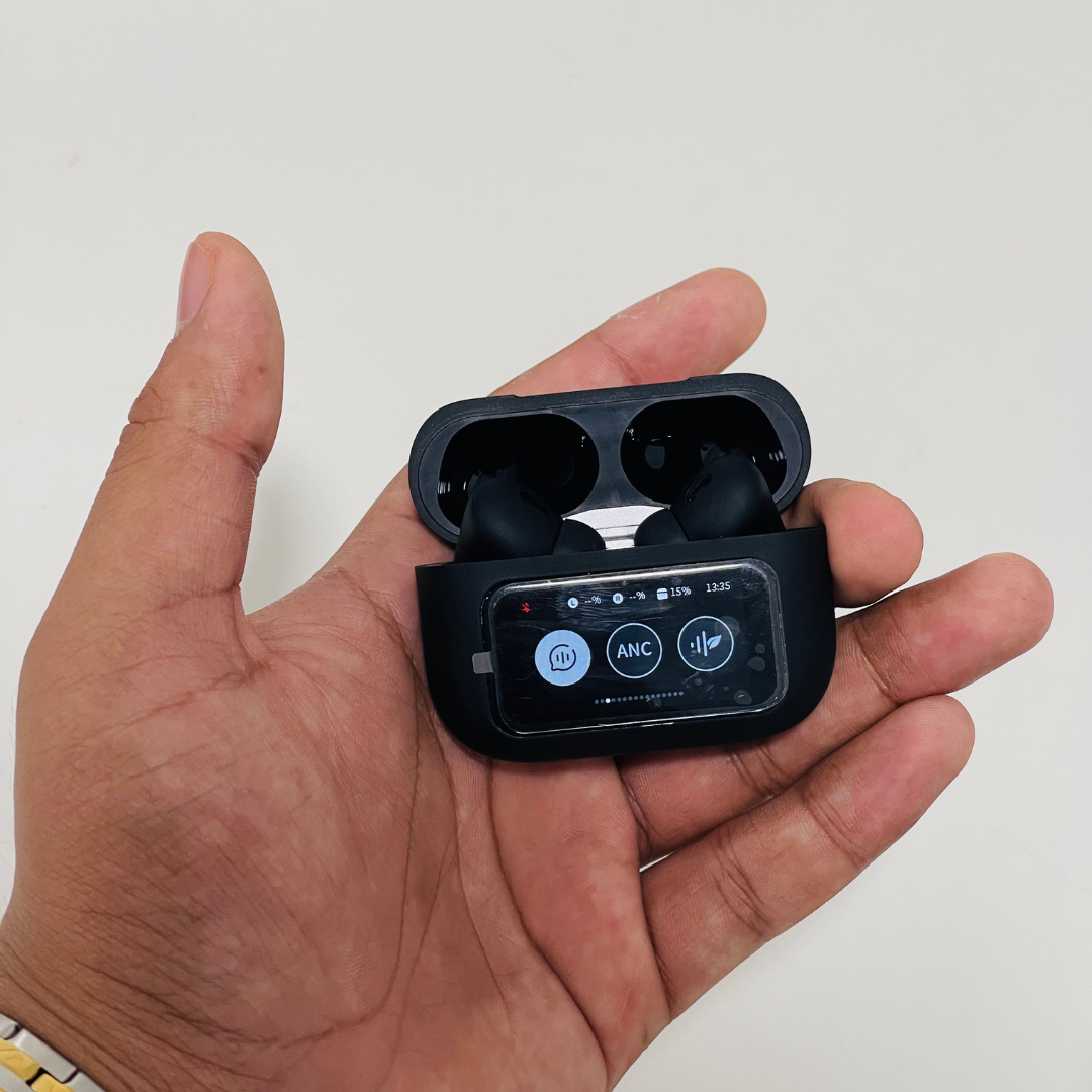 AIRPODS A9 PRO Touch Screen ANC/ENC Noise Reduction