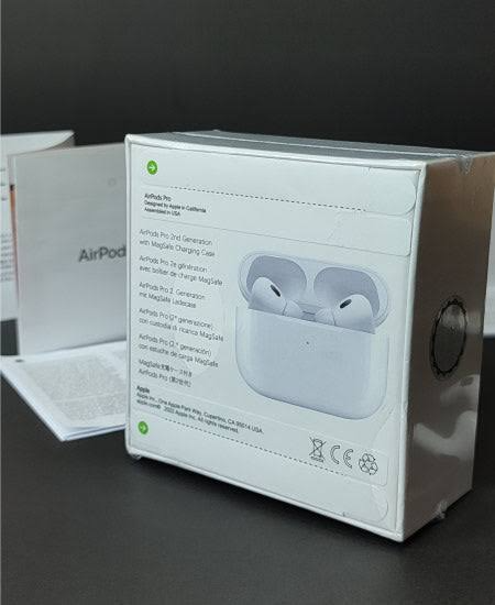 Air pods pro 2nd generation (white) with Flag (Imported)