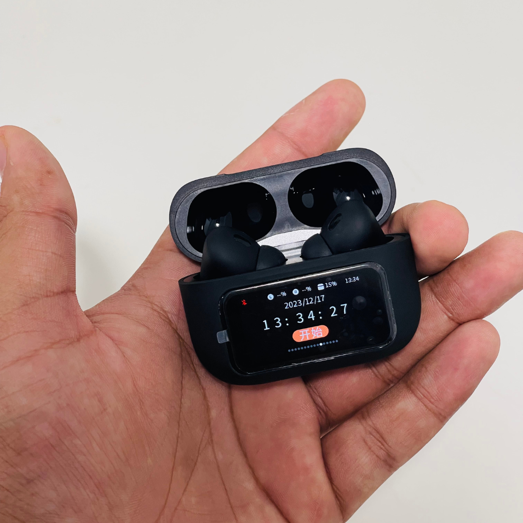 AIRPODS A9 PRO Touch Screen ANC/ENC Noise Reduction